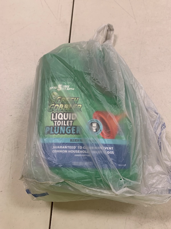 Photo 1 of Green Gobbler Liquid Toilet Plunger | Clog Remover | Safe for Toilets and Septic | No Plunger Needed | 5 Uses