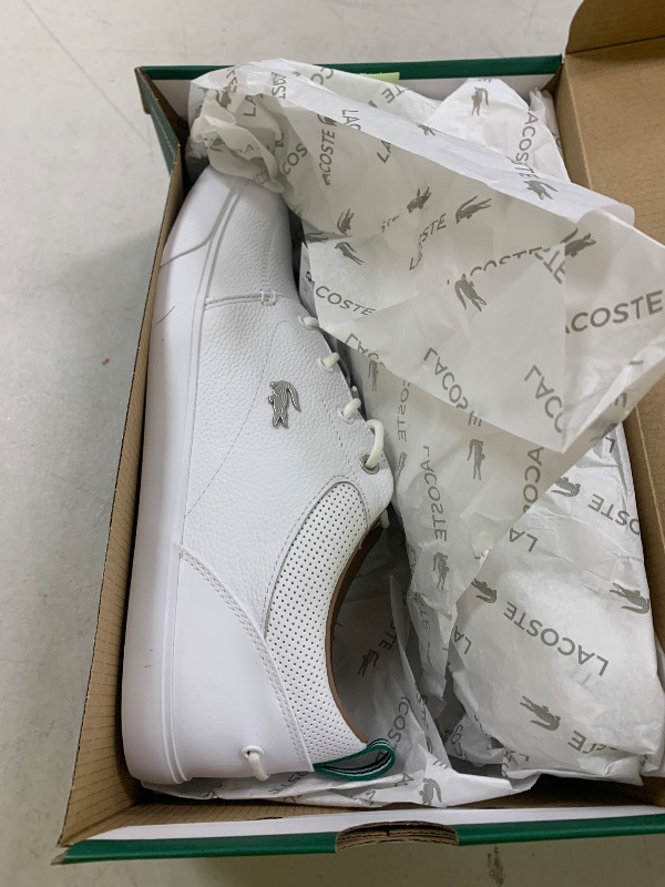 Photo 1 of Lacoste Men's Bayliss Sneaker, Deep White, 11.5