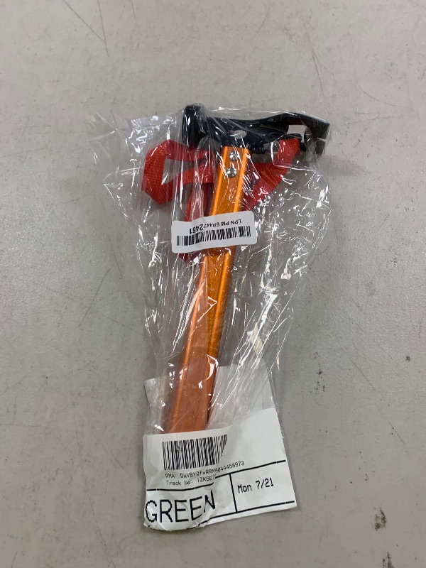 Photo 1 of Carbon Steel Aluminum Camping Hammer, 12" Small Lightweight Three-in-One Functional Tent Stake Hammer for Hiking Kit Orange