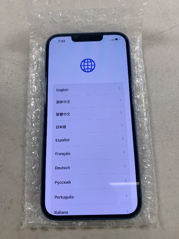 Photo 1 of Apple iPhone 13, 128GB, Blue - Unlocked (Renewed)
