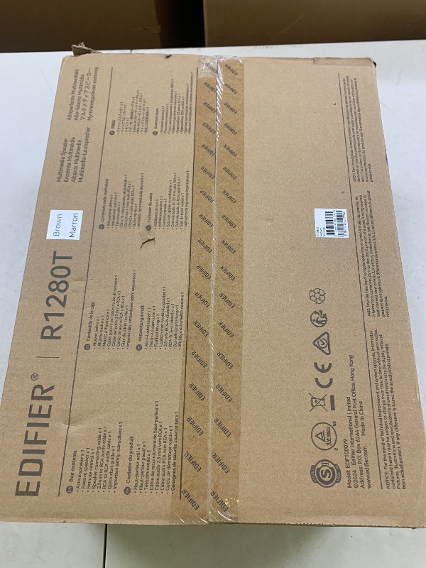 Photo 1 of Edifier R1280T Powered Bookshelf Speakers - 2.0 Active Near Field Studio Monitor Speaker - Wooden Enclosure - 42 Watts RMS Power