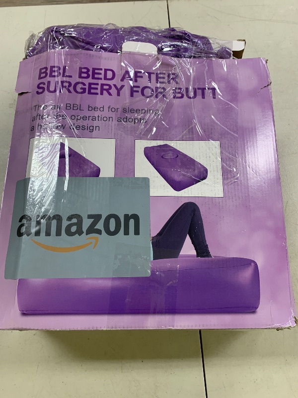 Photo 1 of JAZORR Newly Upgraded BBL Bed with Built-in Pump BBL Bed After Surgery for Sleeping Brazilian Butt Lift Recovery Pillow After Surgery Inflatable BBL Mattress with Hole for Post Surgery Recovery