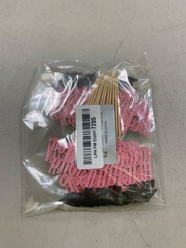 Photo 1 of DOMOO OF DREAMS So Proud Of You Cupcake Toppers Graduation Decoration Food Picks Congrats Grad Party Supplies Pink