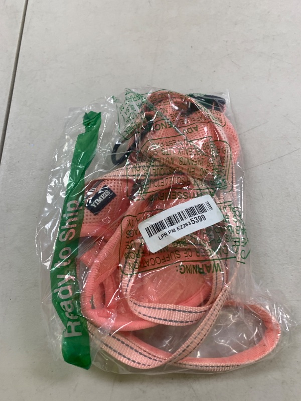 Photo 1 of YIMEIS Dog Harness and Leash Set, No Pull Soft Mesh Pet Harness, Reflective Adjustable Puppy Vest for Small Medium Large Dogs, Cats (Pink-Update, X-Small (Pack of 1)