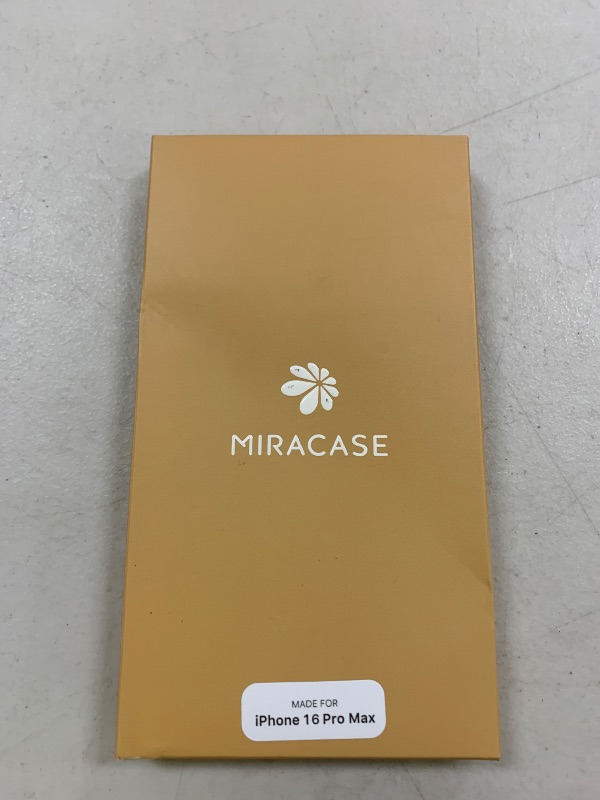 Photo 1 of Miracase for iPhone 16 Pro Max Case 6.9'', [Bubble Free] Full-Body Bumper Phone case with Built-in Full Glass Screen &Lens Protector,Compatible with MagSafe,Drop Proof 16 Pro Max Cover,Clear