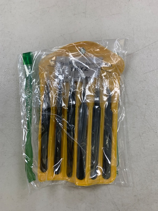 Photo 1 of YHYZ 6pcs Precision Tweezers Set, Premium Anti-Static Stainless Steel ESD Tweezers Set Kit for Electronics, Sodlering?Jewelry, Craft, Laboratory Work, DIY
