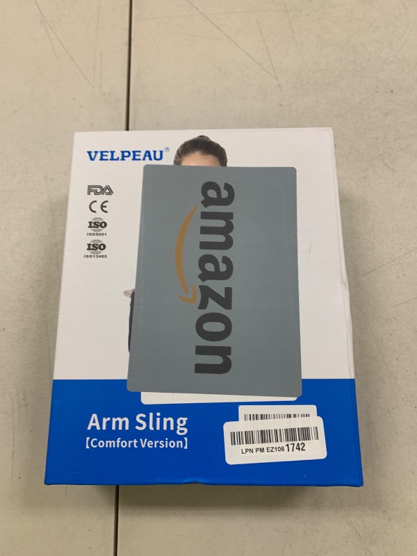 Photo 1 of Velpeau Arm Sling Shoulder Immobilizer for Women and Men, fit Left or Right Arm - Rotator Cuff Support Brace - Medical Sling for Shoulder, Clavicle, Elbow Injury (Comfort type, Large: Bust 33.5?-41?)
