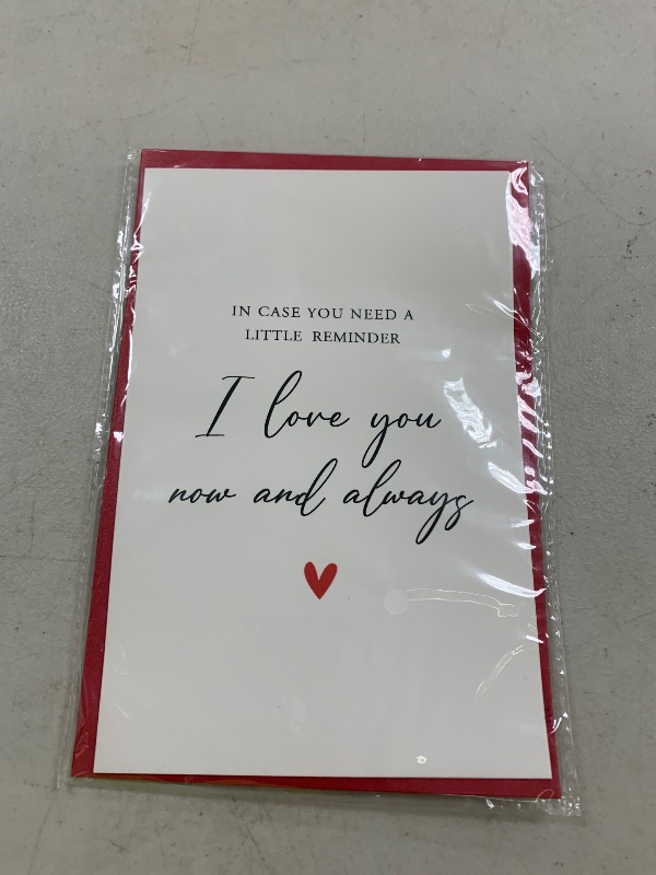 Photo 1 of HEJOYN Fathers Day Card Gifts for Husband Boyfriend, Happy Father's Day Gift from Wife Girlfriend, Funny Fathers Day Card, My Forever Love Cards