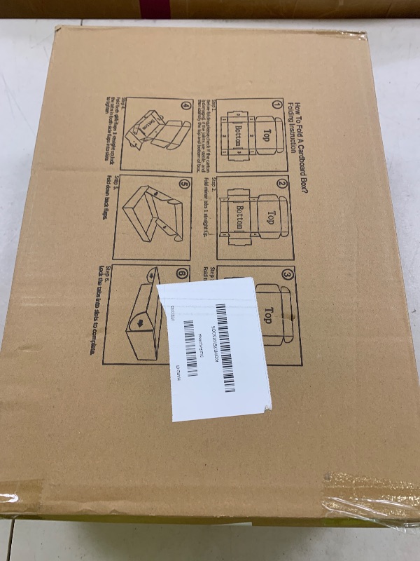 Photo 1 of HORLIMER 12x9x4 inches Shipping Boxes Set of 20, White Corrugated Cardboard Box Literature Mailer