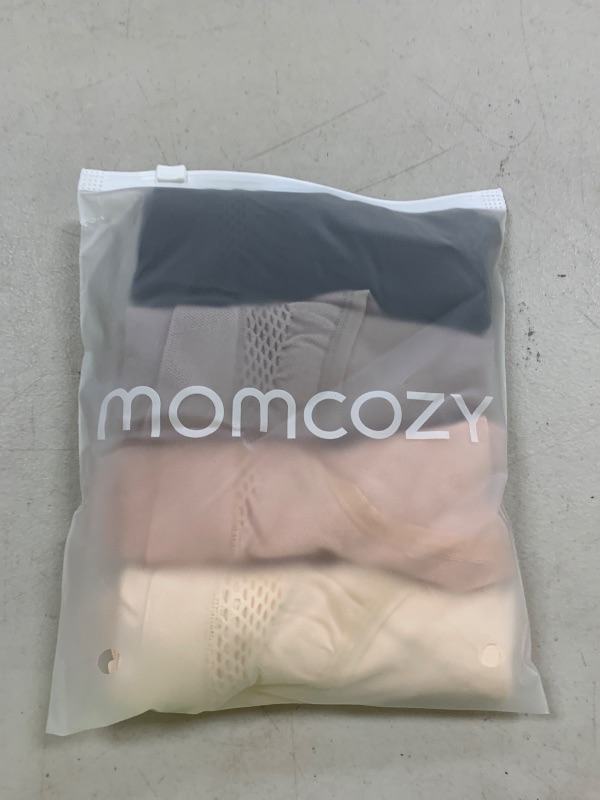 Photo 1 of Momcozy Maternity Underwear Seamless, Pregnancy Postpartum Panties Under Bump Maternity Underwear Cotton 4 Pack