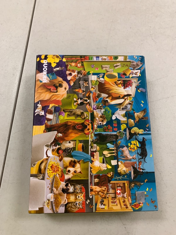 Photo 1 of QUOKKA Jigsaw Puzzles 1000 Pieces for Adults - Puzzles for Men and Women - Funny Animals for Kids Ages 8-12 - Animals Party