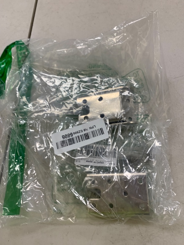 Photo 1 of 2 Pack 90 Degree self-Locking Folding Hinge Lock Steel Foldable Bracket Hidden Hinge for Extension Brackets of Table Legs Bed Legs and workbenches