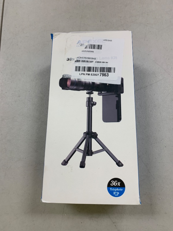 Photo 1 of 36X Telephoto Lens, Evil Eye High Power HD Telephoto Phone Lens with Tripod for Android & iPhone, Samsung and Most Smartphone