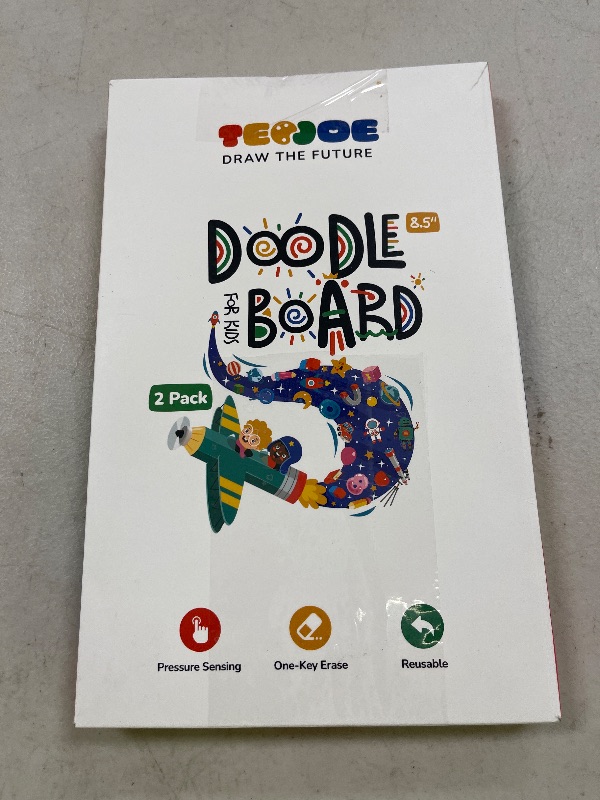 Photo 1 of TECJOE 2 Pack LCD Writing Tablet, 8.5 Inch Colorful Doodle Board Drawing Tablet for Kids, Kids Travel Games Activity Learning Toys Birthday Gifts for 3 4 5 6 Year Old Boys and Girls Toddlers