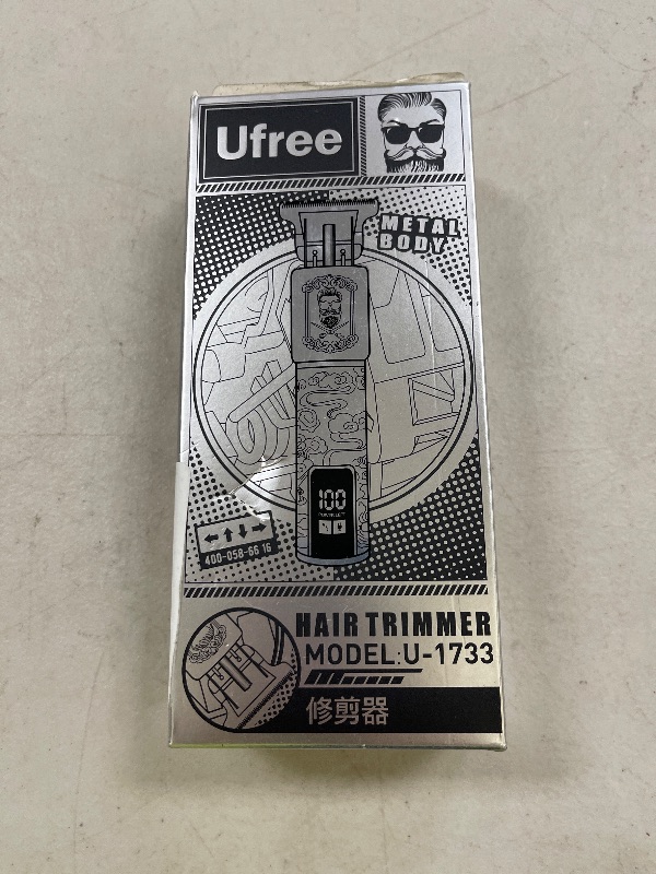Photo 1 of Ufree Professional Beard Trimmer for Men, Zero Gapped T-Blade Hair Clipper & Mustache Trimmer Kit with LCD Display, Precision Edgers for Haircut & Grooming, Barber-Grade Electric Shaver, Gifts for Men