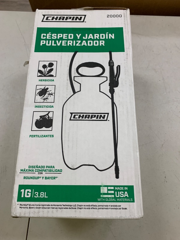 Photo 1 of Chapin 20004 Made in USA 1 -Gallon Lawn and Garden Pump Pressured Sprayer, for Spraying Plants, Garden Watering, Weeds and Pests