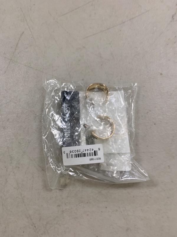 Photo 1 of NINE WEST Women's Classics Women's Polished Gold Tone Hoop Earrings
