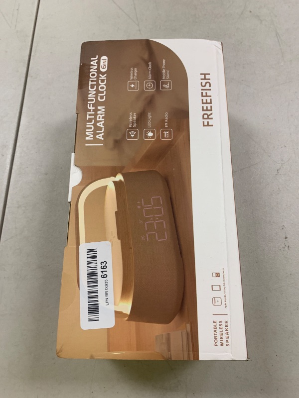 Photo 1 of FREEFISH Bluetooth Speaker with Wireless Charge FM Radio 2500mAh Battery, LED Night Light Suitable for Home,Bedroom,Office