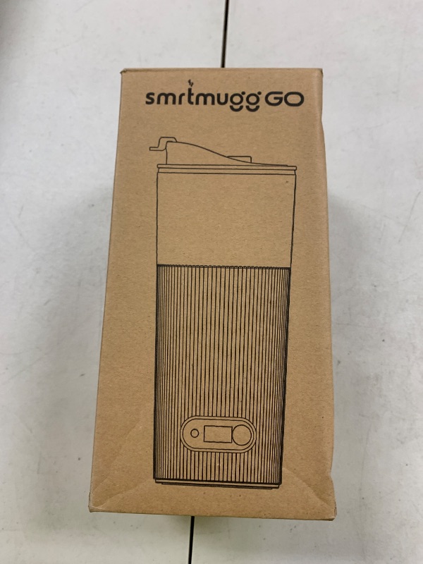 Photo 1 of SmrtMugg GO Heated Coffee Mug, Travel Mug, 13.5 OZ. Smart Mug, Battery Powered Heated Coffee Mug, Great for Coffee and Tea, Snap on Magnetic Charging Cord, New and Improved (Black)