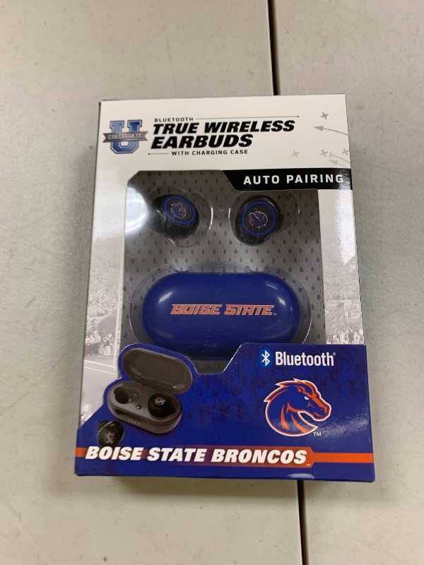 Photo 1 of SOAR NCAA True Wireless Earbuds V.2, Boise State Broncos