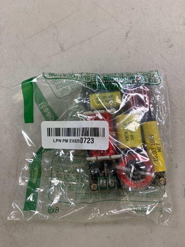 Photo 1 of DriSentri 2 Way Crossover for Speaker, 250W 4-12 Ohm 2 Way High-Low Frequency Divider for Speaker, HiFi Speaker Crossover