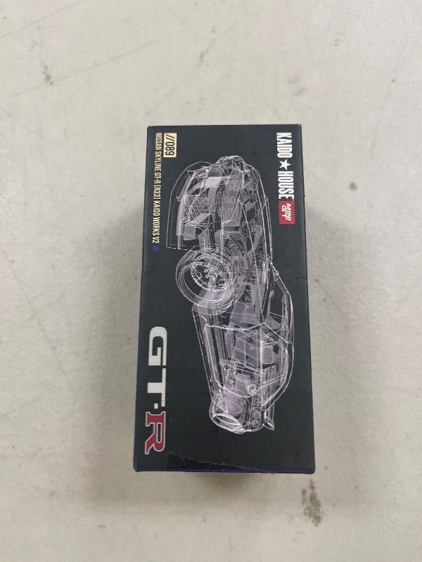 Photo 1 of True Scale Miniatures Model Car Compatible with Nissan Skyline GT-R (R33) Kaido Works V2 Blue Limited Edition 1/64 Diecast Model Car Kaido House KHMG089