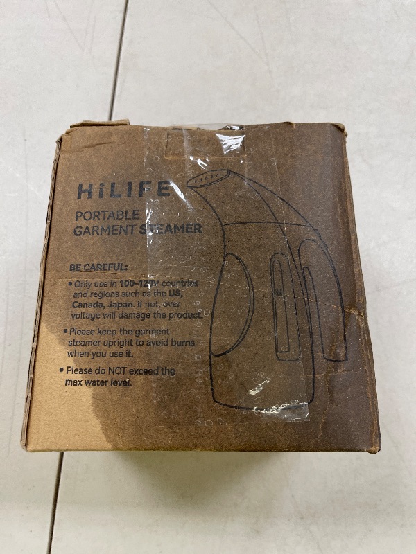 Photo 1 of HiLIFE Steamer for Clothes, Portable Handheld Design, 240ml Big Capacity, 700W, Strong Penetrating Steam, Removes Wrinkle, for Home, Office(ONLY FOR 120V)