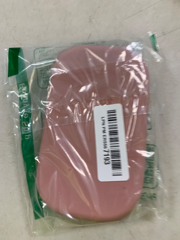 Photo 1 of WHHJM Small Silicone Multifunctional Essential Bag Portable Travel Makeup Bag for Women Men Cards Cash Bag Zipper Pouch (Pink)