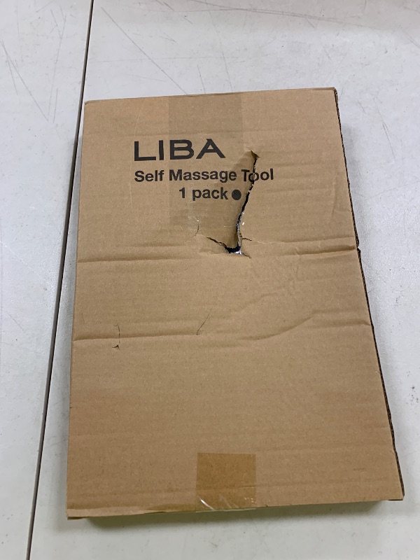Photo 1 of LiBa Back and Neck Massager - Trigger Point Massage Tools for Pain Relief and Manual Massage Hook Therapy Handheld Back Neck Shoulder Massager Black - Gift for Women & Men