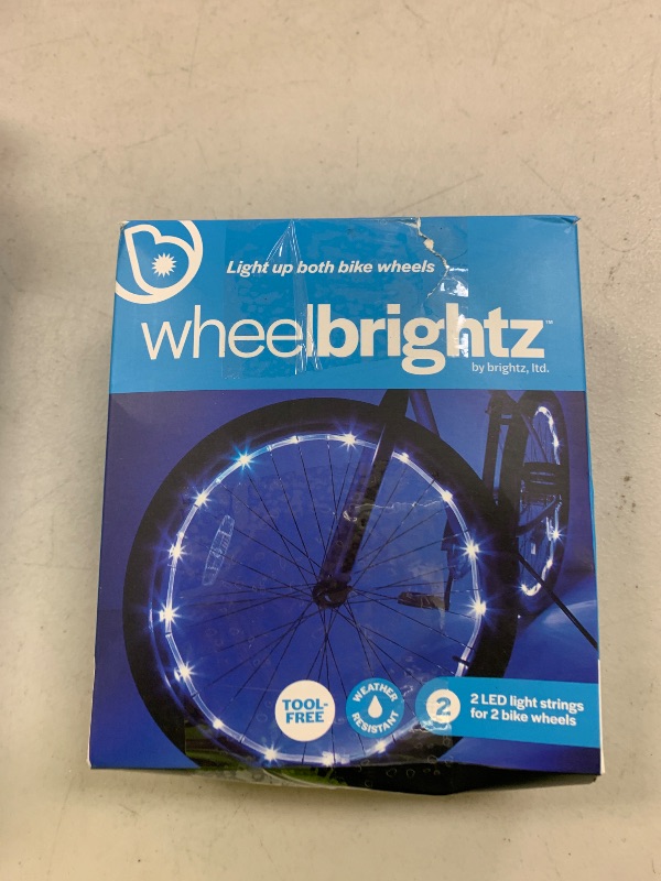 Photo 1 of Brightz WheelBrightz Bike Light (2-Pack Blue) - Electric Bike Accessories for Adult Bikes - Bicycle Wheel Lights for SE BMX eBike Mini Kids Boys Girls Men Women Bikes Ages 5 6 7 8 9 10 11 12 Year Old