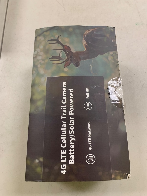 Photo 1 of Trail Camera Cellular Trail Cameras Unlimited Data Plan 4G Game Camera 2K Live Feed Built in SIM Card Trail Cameras with Night Vision Motion Activated Waterproof IP66 Solar Cellular Security Camera