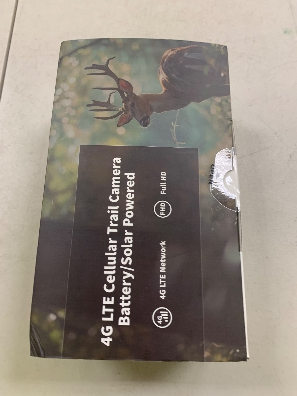Photo 1 of Trail Camera Cellular Trail Cameras Unlimited Data Plan 4G Game Camera 2K Live Feed Built in SIM Card Trail Cameras with Night Vision Motion Activated Waterproof IP66 Solar Cellular Security Camera