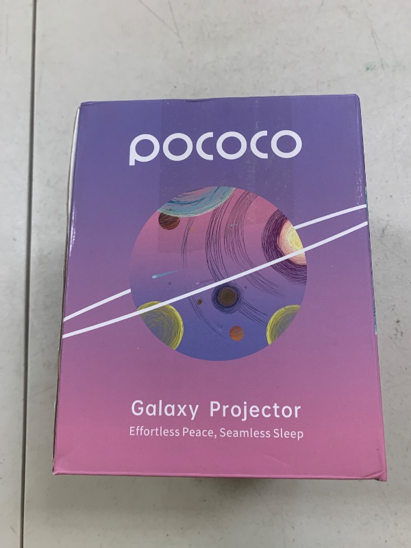 Photo 1 of POCOCO Galaxy Star Projector for Bedroom with Replaceable Optical Film Discs, Home Planetarium Night Light Projector with High-Definition Soft Light for Relax, Study, and Meditate, Stress Relief Gifts
