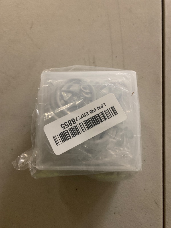 Photo 1 of Hotop 30 Pcs Metal Drapery Curtain Rings 0.98/1.26/1.65 inch Interior Diameter and 30 Pcs Hanging Curtain Drapery Pin Hooks for Window Door Shower(25 mm,White)