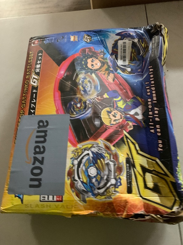 Photo 1 of Bey Battling Top Burst Stadium Battle Set -- Complete Battle Game Set with stadium, 8 Bey Blades Toys & 2 Two-Way LR Launchers Grip Combat Battling Game Toys Birthday Gifts for 8-12 Boys Children Kids