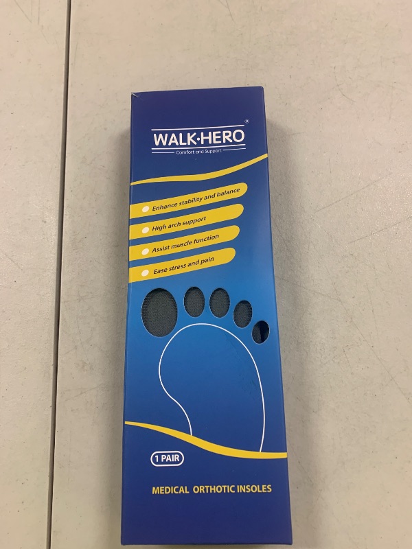 Photo 1 of Plantar Fasciitis Feet Insoles Arch Supports Orthotics Inserts Relieve Flat Feet, High Arch (Mens 10-10 1/2 | Womens 12-12 1/2)