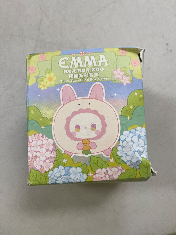 Photo 1 of CALEMBOU Plush Blind Box Figures, Cute Emma Blind Box RUA RUA Zoo Series, 4 Inches Bag Charms Plush Keychain for Backpack, Mystery Toys Birthday Gifts for Girls (1PC)