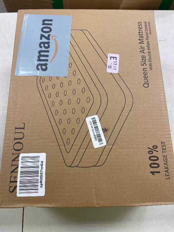 Photo 1 of SENNOUL Air Mattress Queen with Built in Pump - 2 Mins Quick Self Inflatable,16"/650lbs Max Blow Up Bed, All Night Stability No Lost Air?No Peculiar Smell for Camping,Home,Guests & Portable Travel