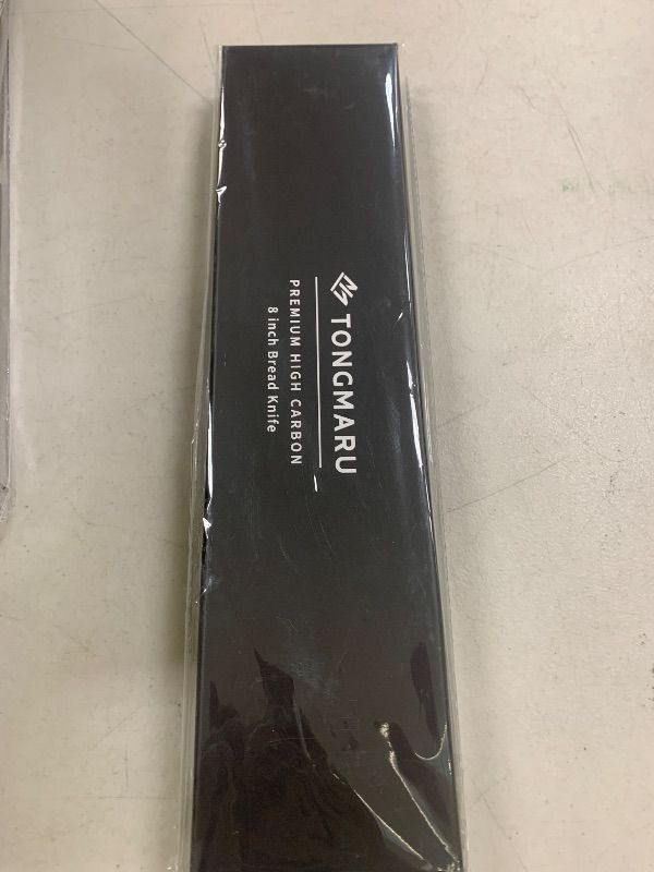 Photo 1 of TONGMARU Bread Knife, 8 inch Professional High Carbon Razor Super Sharp German Stainless Steel - Cooking Kitchen Bread Knife with Ergonomic Forged PakkaWood Handle, with Luxury Gift Box, for family