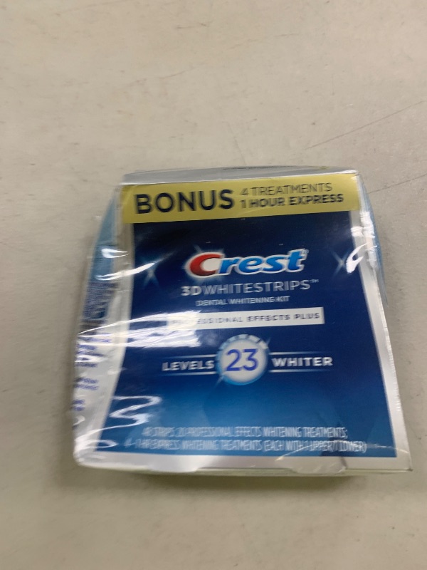 Photo 1 of Crest 3D Whitestrips Age Renewal – Teeth Whitening Kit, 24 Treatments (20 + 4 Bonus), Each with 1 Upper/1Lower, 48 Strips – Crest 3DWhite Teeth Whitening Strips
