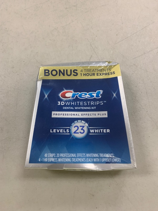 Photo 1 of Crest 3D Whitestrips Age Renewal – Teeth Whitening Kit, 24 Treatments (20 + 4 Bonus), Each with 1 Upper/1Lower, 48 Strips – Crest 3DWhite Teeth Whitening Strips