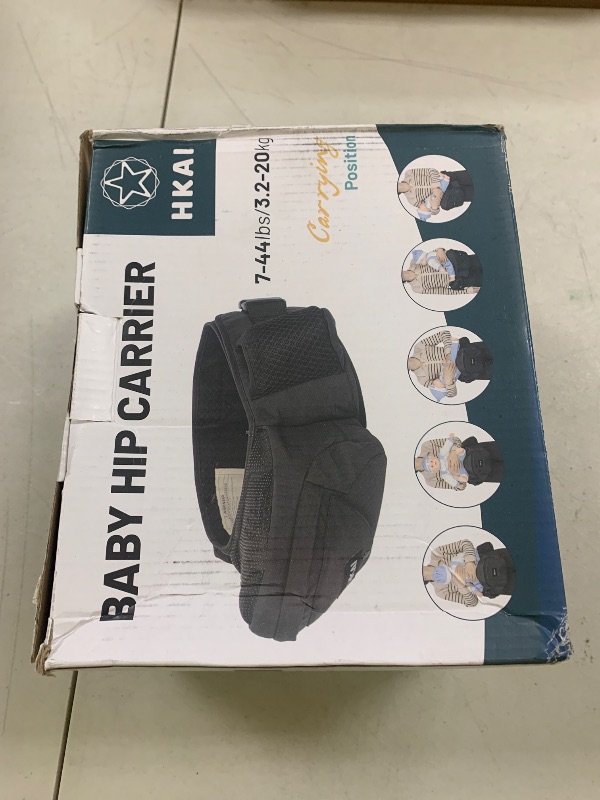 Photo 1 of HKAI Baby Carrier Hip Seat, Mom’s Choice Award Winner, Advanced Large Capacity Pocket with Adjustable Waistband, Shock Absorption Hip Seat Surface for Newborns & Toddlers, (Black)