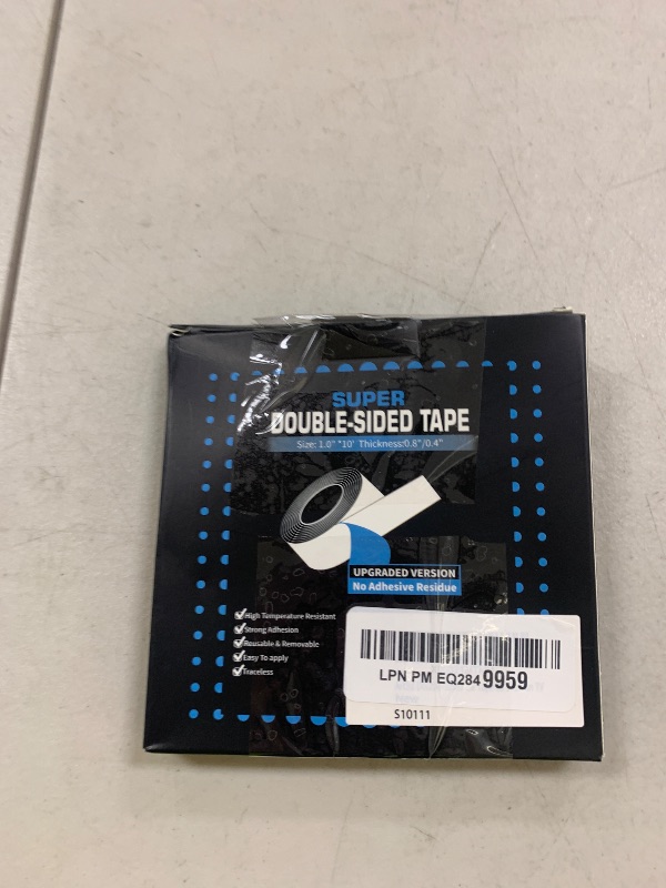 Photo 1 of Art3d Double-Sided Mounting Tape (10FT), Multipurpose Removable Adhesive Foam Tape, Transparent, Household