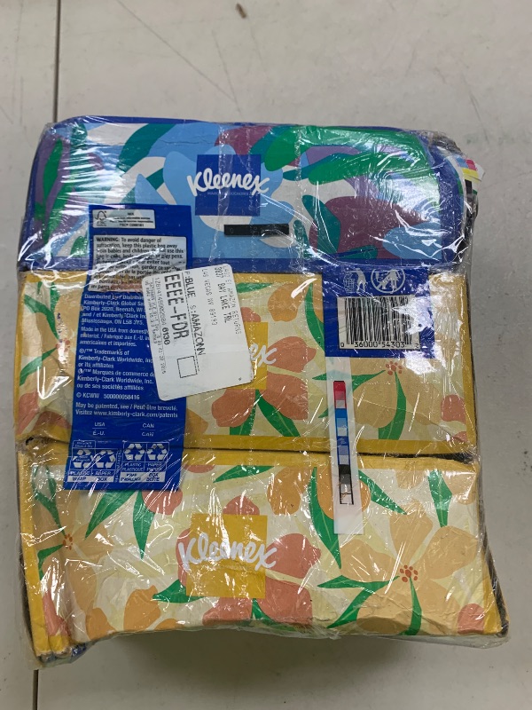 Photo 1 of Kleenex Trusted Care Facial Tissues, 3 Flat Boxes, 160 Tissues per Box, 2-Ply (480 Total), Packaging May Vary