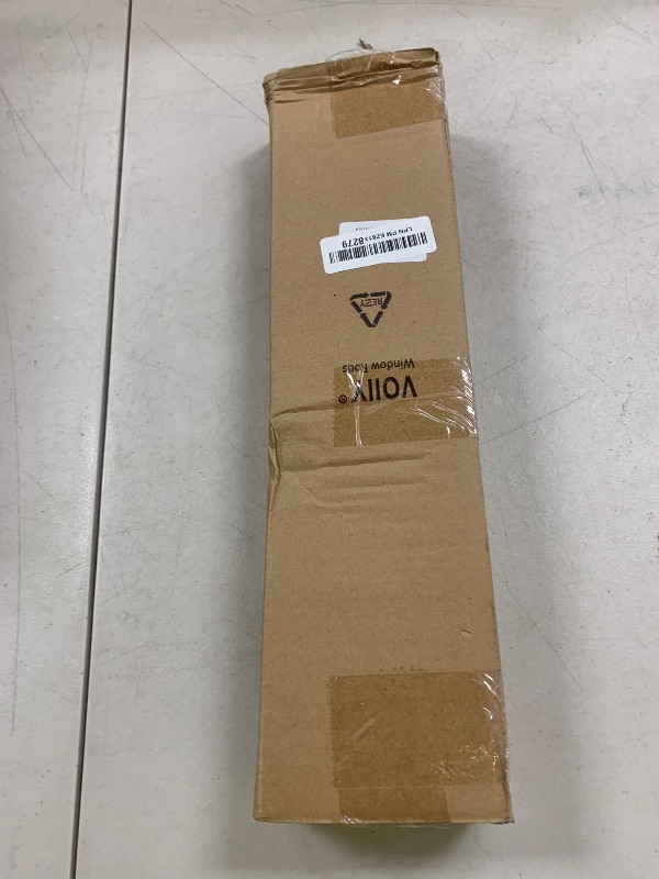 Photo 1 of VOIIY Curtain Rods for Windows 48 to 84 Inch(4-7 Feet),Black 1'' Diameter Drapery Rods with End Cap Style Design,Modern Adjustable Heavy Duty Curtain Rod,Size:36''-88''