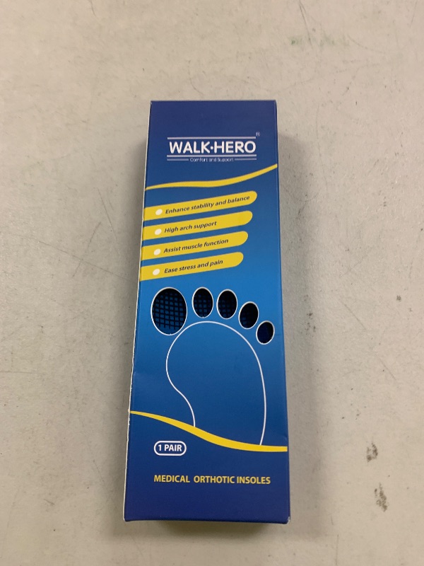 Photo 1 of Inserts Relieve Plantar Fasciitis - Flat Feet Insoles Arch Supports, Orthotic Insoles for Foot Pain Arch Pain Reduce Muscle Fatigue Absorb Shock (Mens 6-6 1/2 | Womens 8-8 1/2)