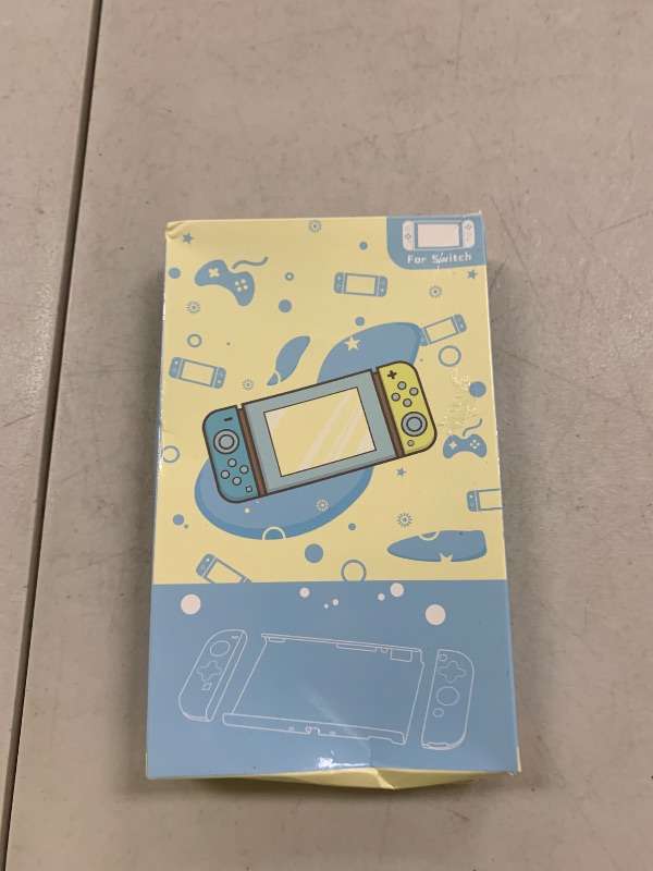Photo 1 of DLseego Protective Glitter Case Compatible with Switch OLED Console - Updated Version, Bling Soft TPU Cover with Shock-Absorption and Anti-Scratch Design - Crystal