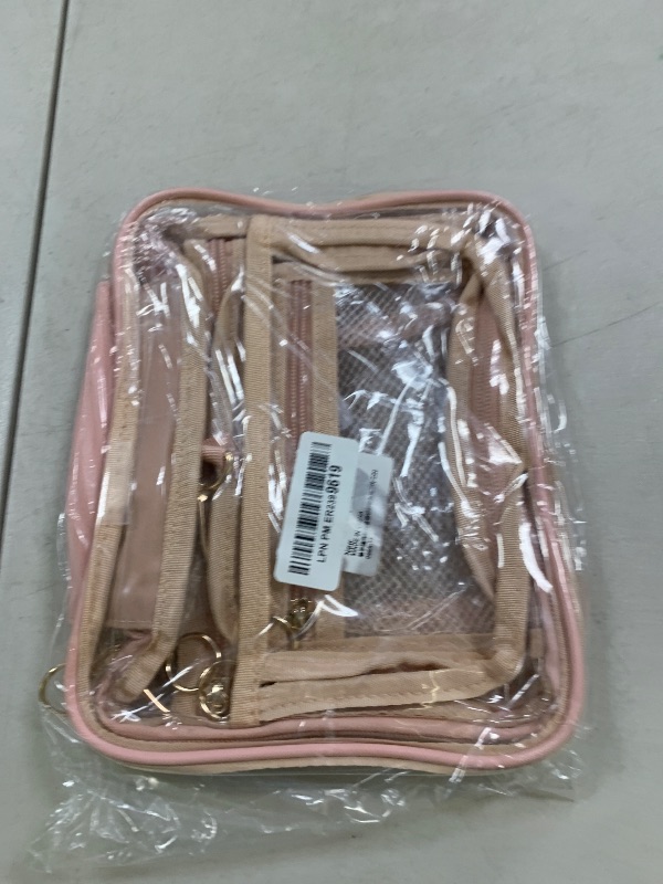 Photo 1 of CUBETASTIC Hanging Travel Toiletry Bag for Women, Clear Makeup Bags Portable Transparent Cosmetic Case Small Skincare Pouch Waterproof Travel Bag for Toiletries
