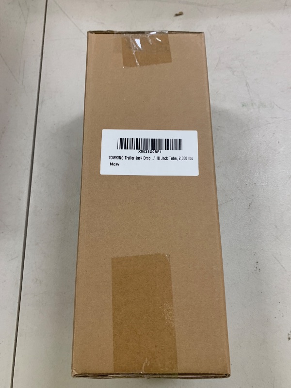 Photo 1 of TOWKING Trailer Jack Drop Leg, Adjustable Jack Foot, Trailer Jack Extension for 2" ID Jack Tube, 2,000 lbs, Silver