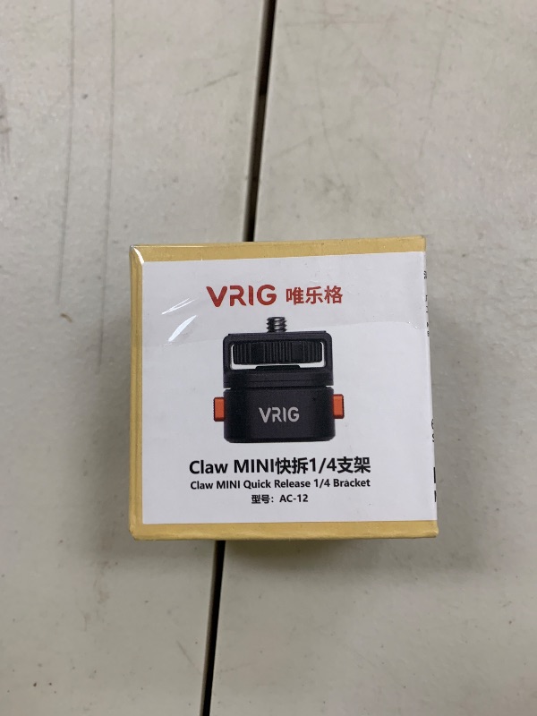 Photo 1 of VRIG Magnetic Quick Release Mount Adapter with 1/4" Screw Thread for DJI Osmo Action Pocket3,Insta360 X5/X4/X3,1/4" Screw Hole for Tripod, Monopod